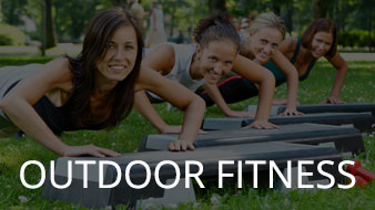 Find and outdoor fitness class